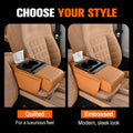 Integrated multifunctional car armrest increase with pressure compensation