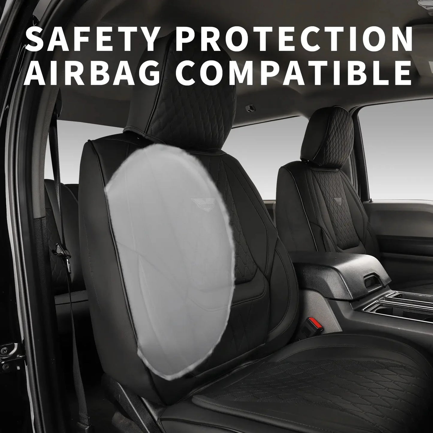 EKR Universal Car Seat Covers 5 Seats Full Set For Toyota Honda Lexus Ford Kia Hyundai Audi Waterproof Leather Auto Seat Protection All-Season Universal Fit Most Car Sedan SUV Car Accessories