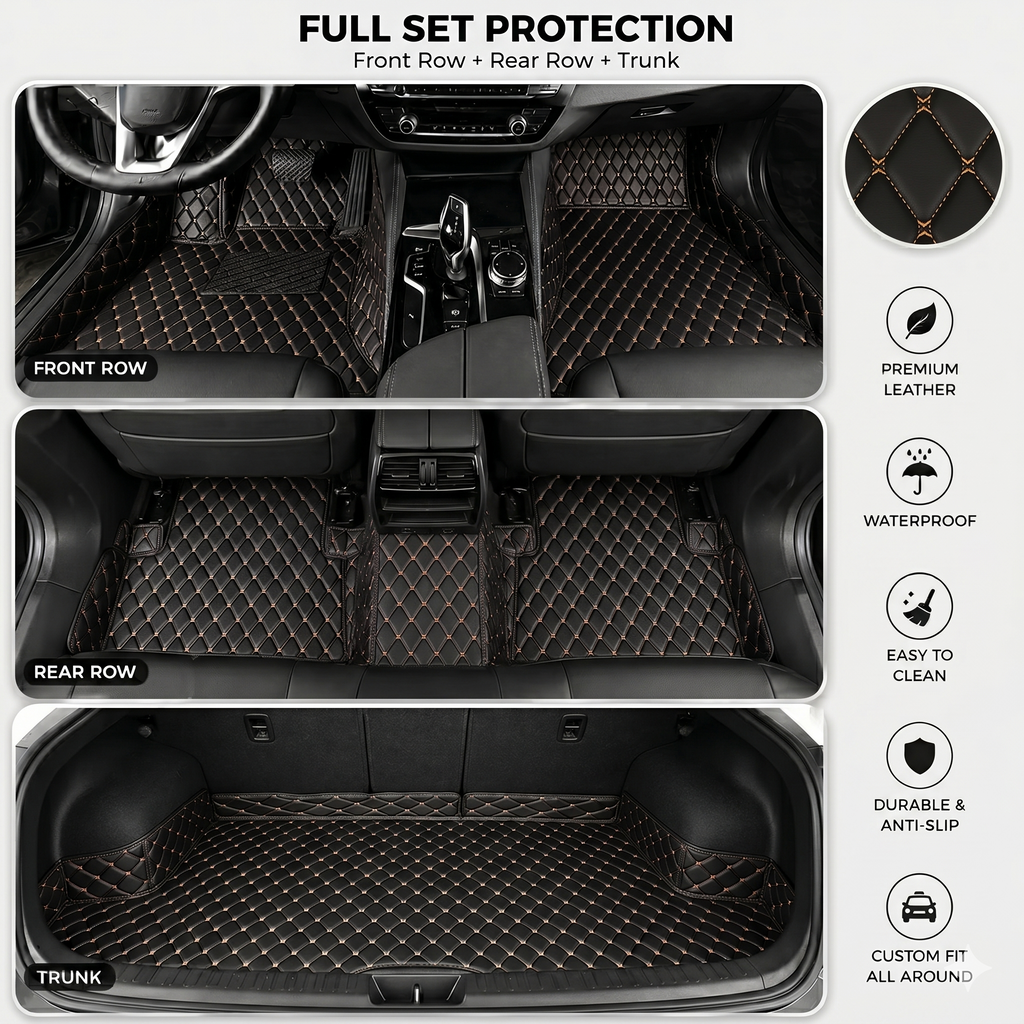 Elvie Heavy Duty Universal Fit Car Mats, SUVs, and Trucks